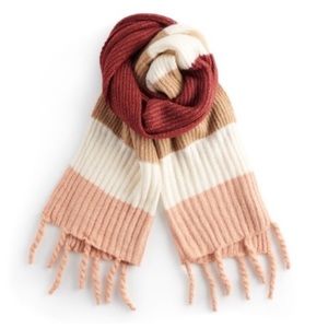 Sonoma Colorblock Scarf Fringe